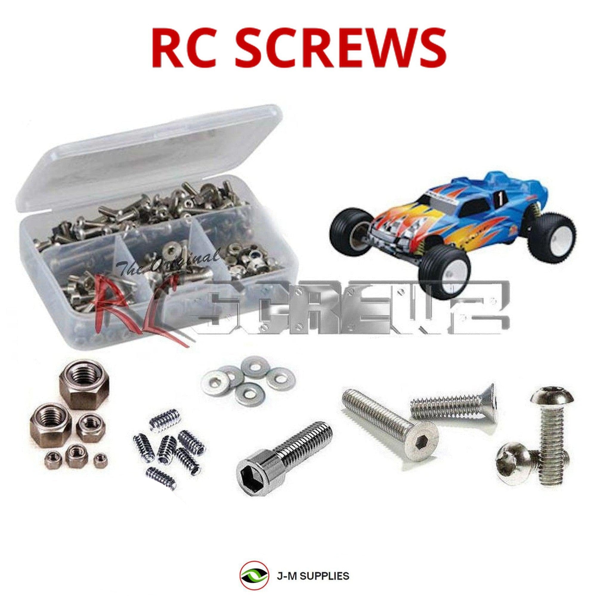 RCScrewZ Stainless Screw Kit dur007 for Duratrax Nitro Evader ST | KIT - Picture 1 of 12