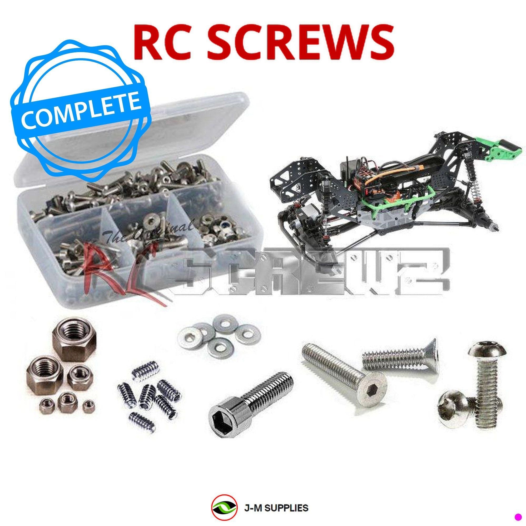 RCScrewZ Stainless Screw Kit los124 for Losi LMT 4wd Solid Axle #LOS04022 - Picture 1 of 12