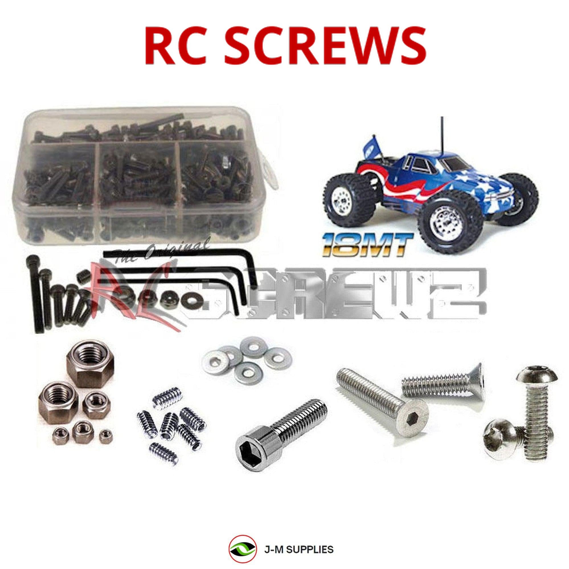 RCScrewZ Stainless Steel Screw Kit ass023 for Associated RC 18MT - Picture 1 of 12