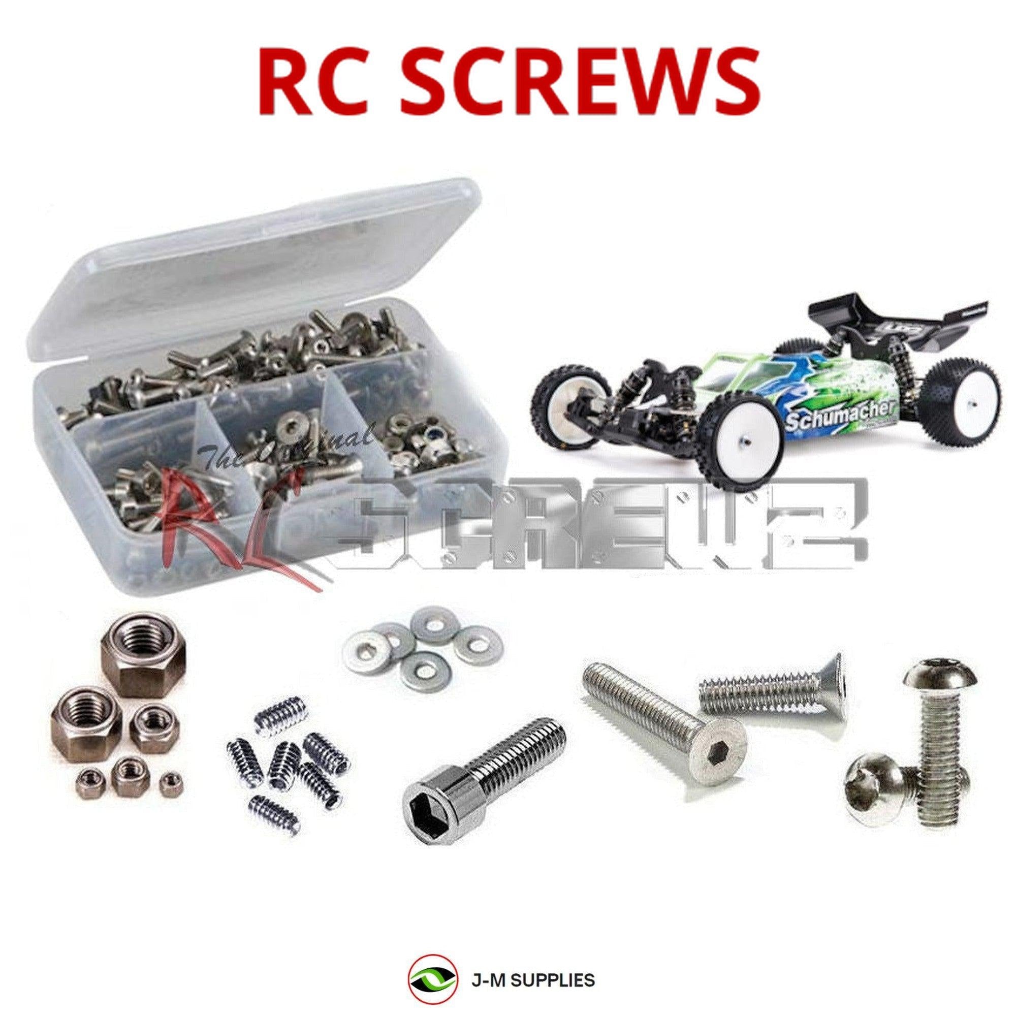 RCScrewZ Stainless Steel Screw Kit sch038 for Schumacher Cougar LD2 #K190/191 - Picture 1 of 12