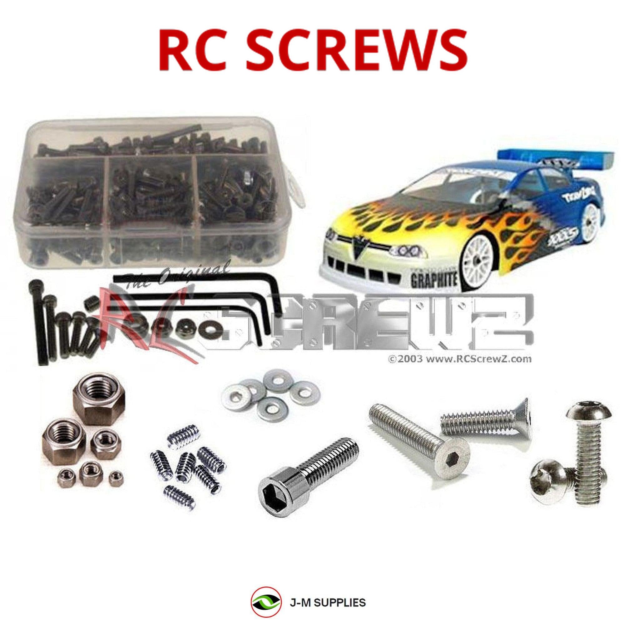 RCScrewZ Metric Stainless Screw Kit los001m for Losi XXX-S/GP Graphite Metric - Picture 1 of 12