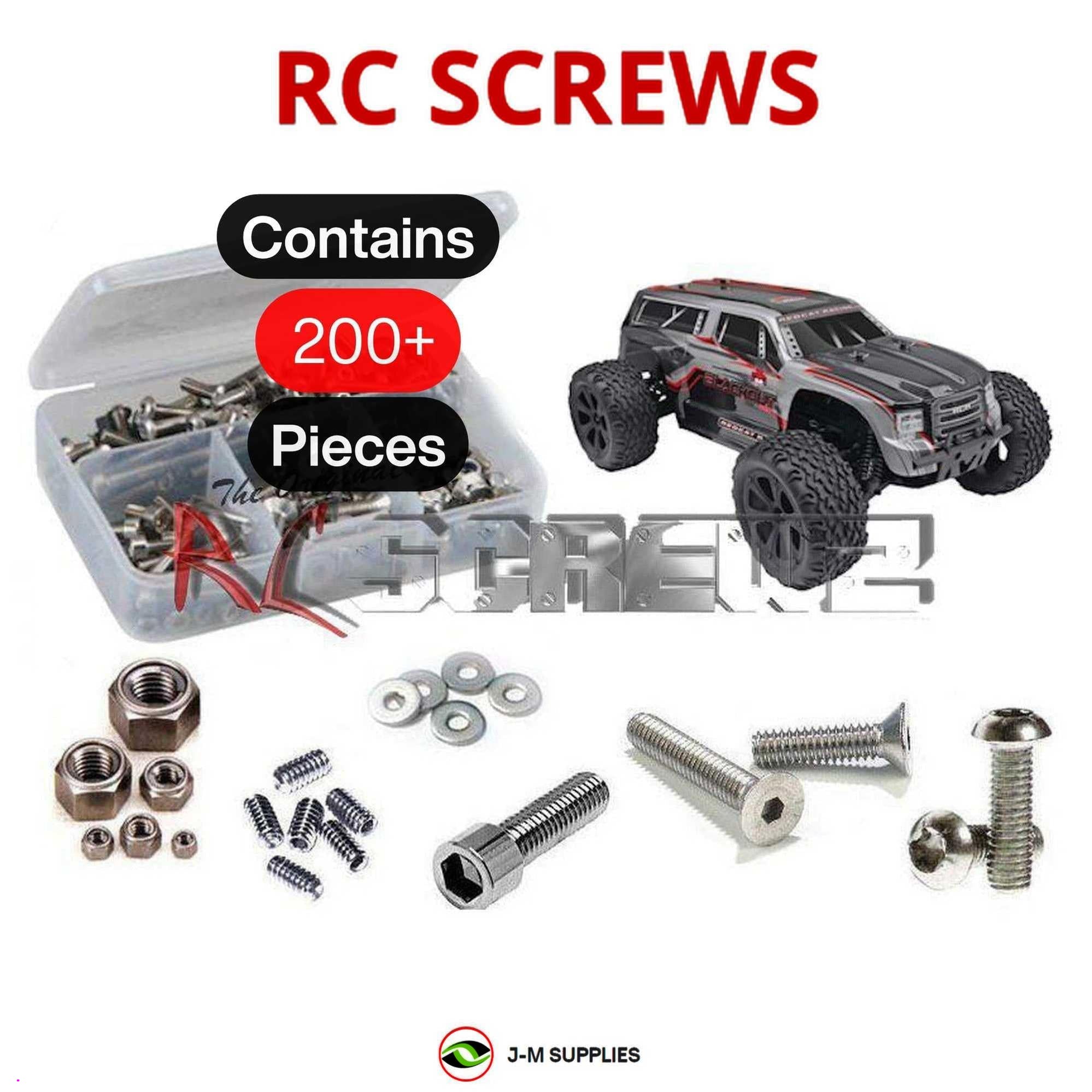 RCScrewZ Stainless Screw Kit rcr046 for RedCat Racing Blackout XTE RTR/Pro | SET - Picture 1 of 12