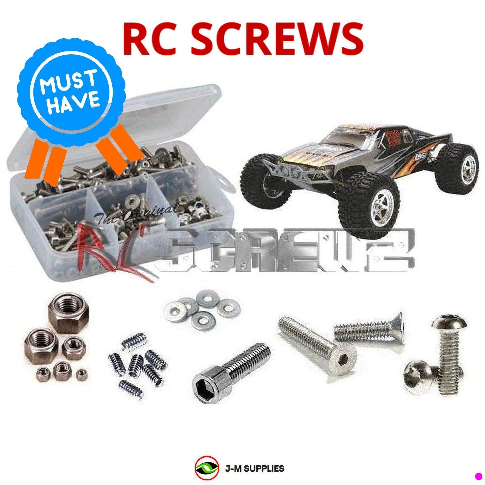 RCScrewZ Stainless Steel Screw Kit los044 for Losi 1/10 Desert Truck - Picture 1 of 12