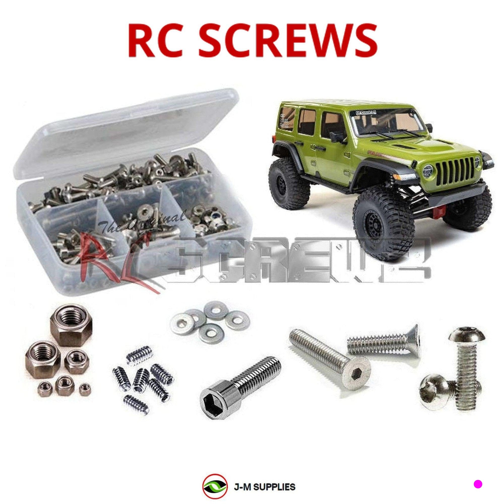 RCScrewZ Stainless Screw Kit axi037 for Axial SCX6 Jeep 1/6 4wd #AXI05000T1/T2 - Picture 1 of 12