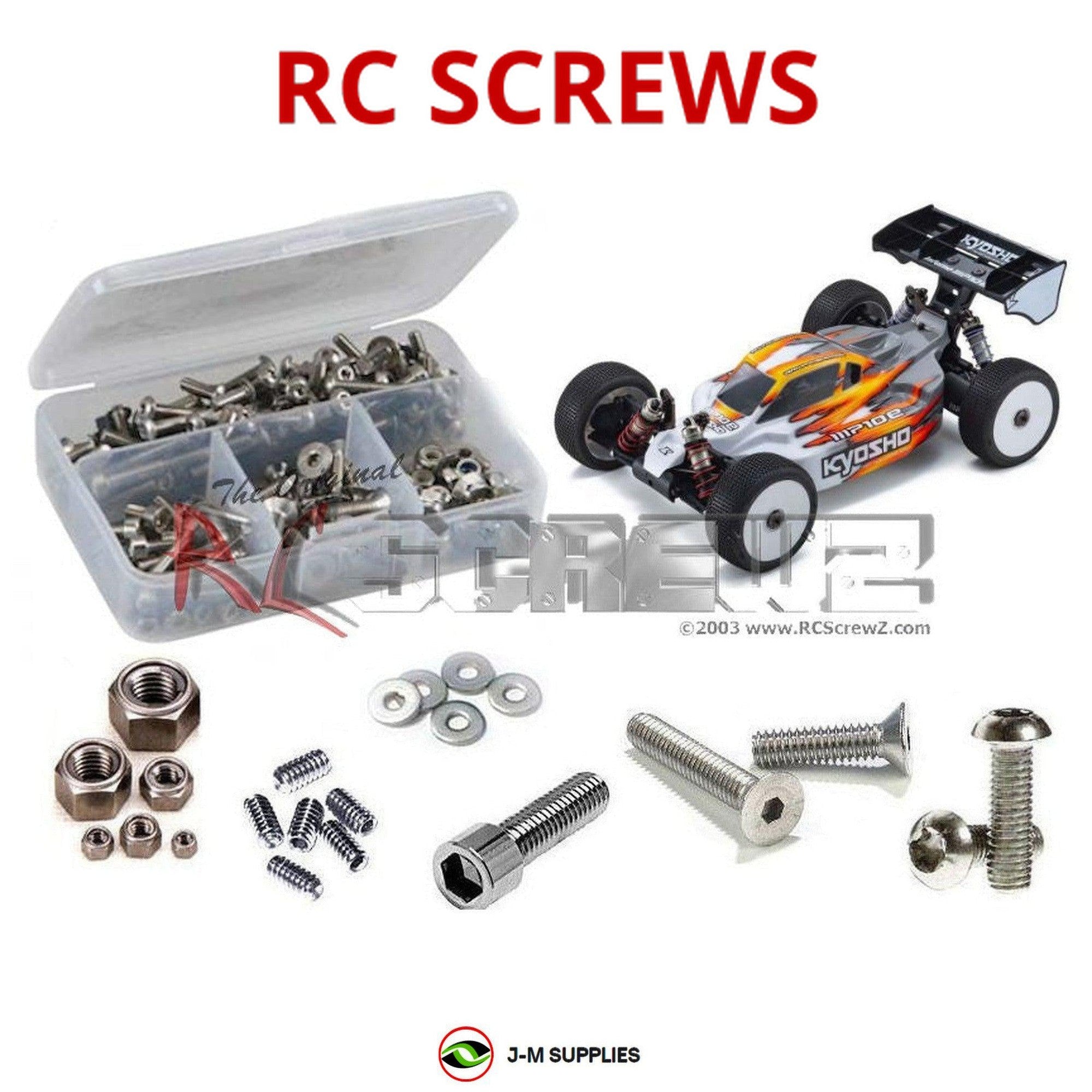 RCScrewZ Stainless Screw Kit Kyo198 for Kyosho Inferno MP10e 1/8th #34110 - Picture 1 of 12