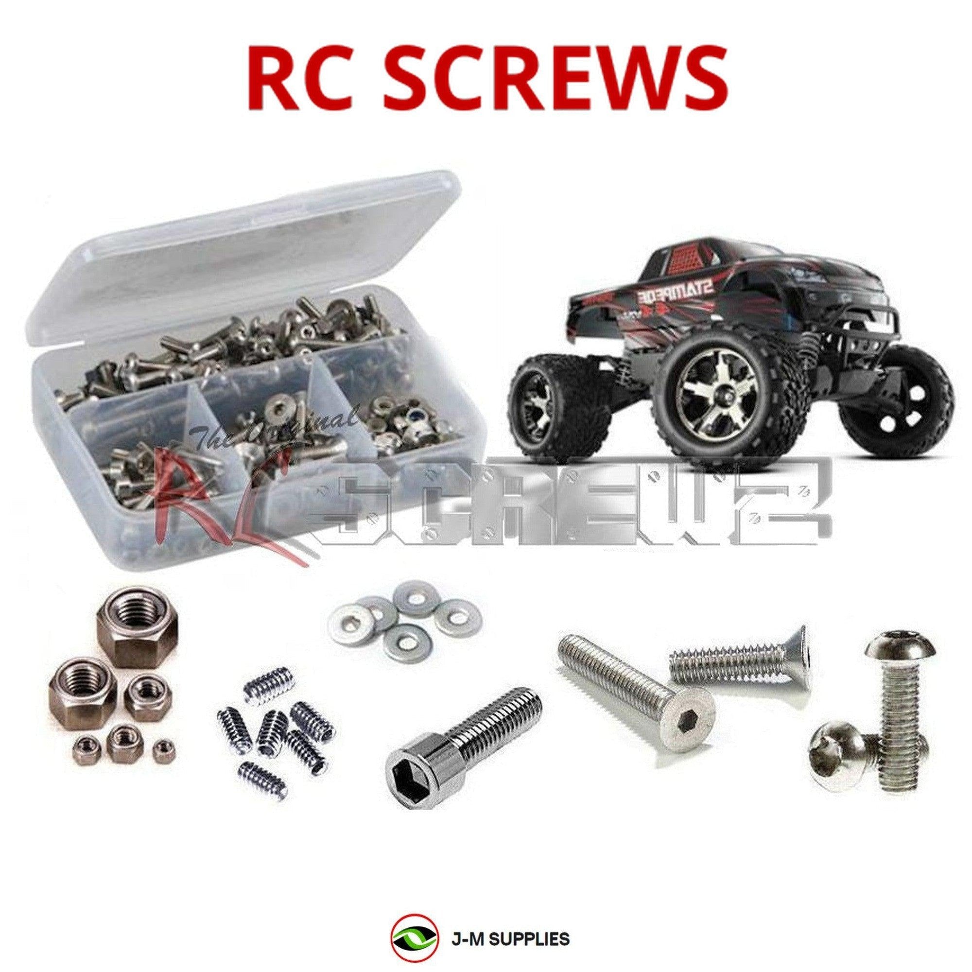 RCScrewZ Stainless Screw Kit tra043 for Traxxas Stampede 4x4 VXL RTR #67054/86 - Picture 1 of 12