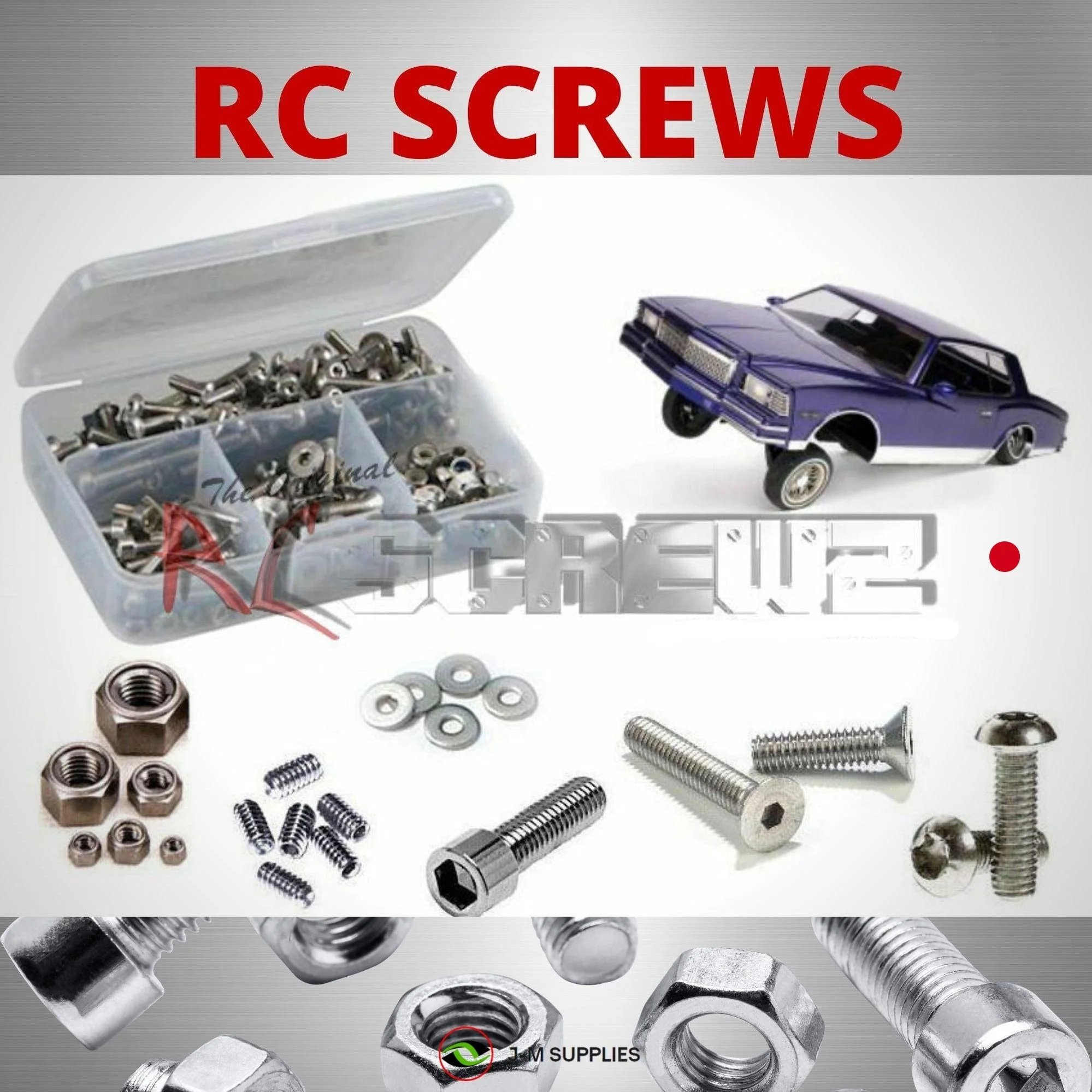 RCScrewZ Stainless Screw Kit rer075 for RedCat 1979 Monte Carlo Lowrider 1/10 RC - Picture 1 of 12