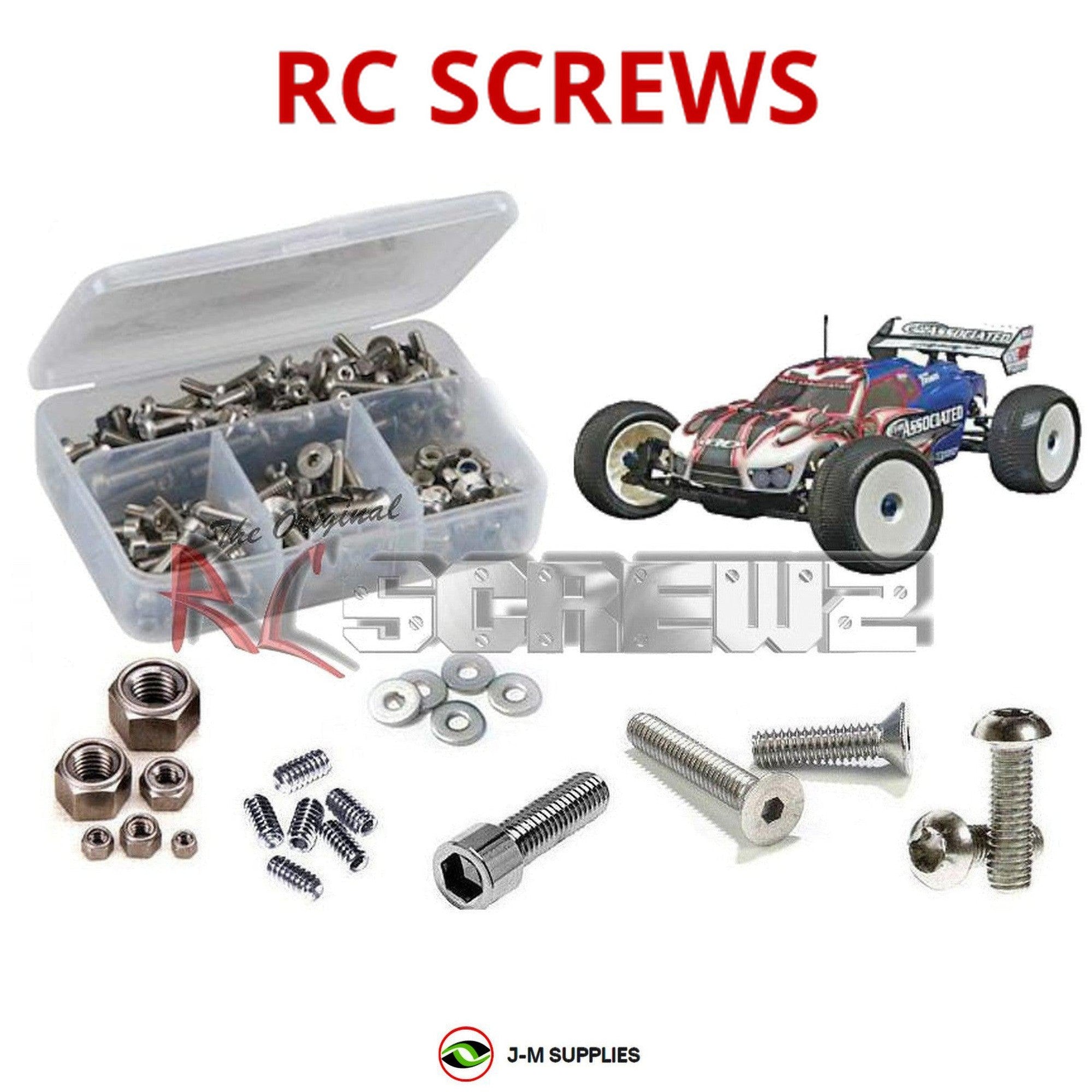 RCScrewZ Stainless Steel Screw Kit ass032 for Associated RC8-T/Factory Team - Picture 1 of 12