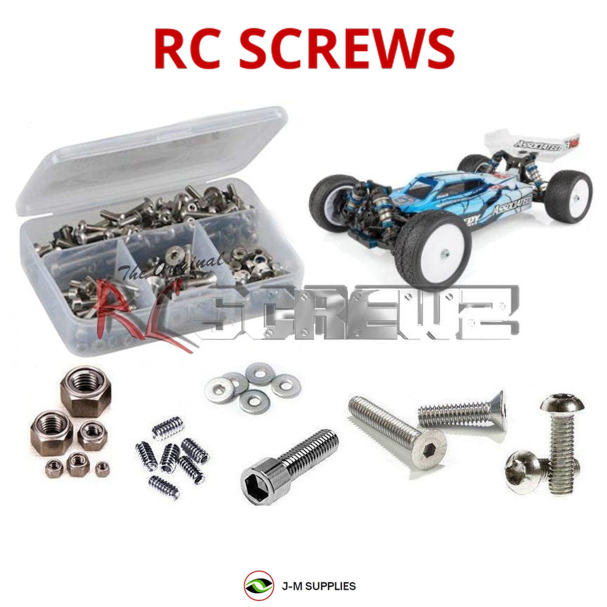 RCScrewZ Stainless Steel Screw Kit ass100 for Associated RC10B74 Buggy # 90026 - Picture 1 of 12