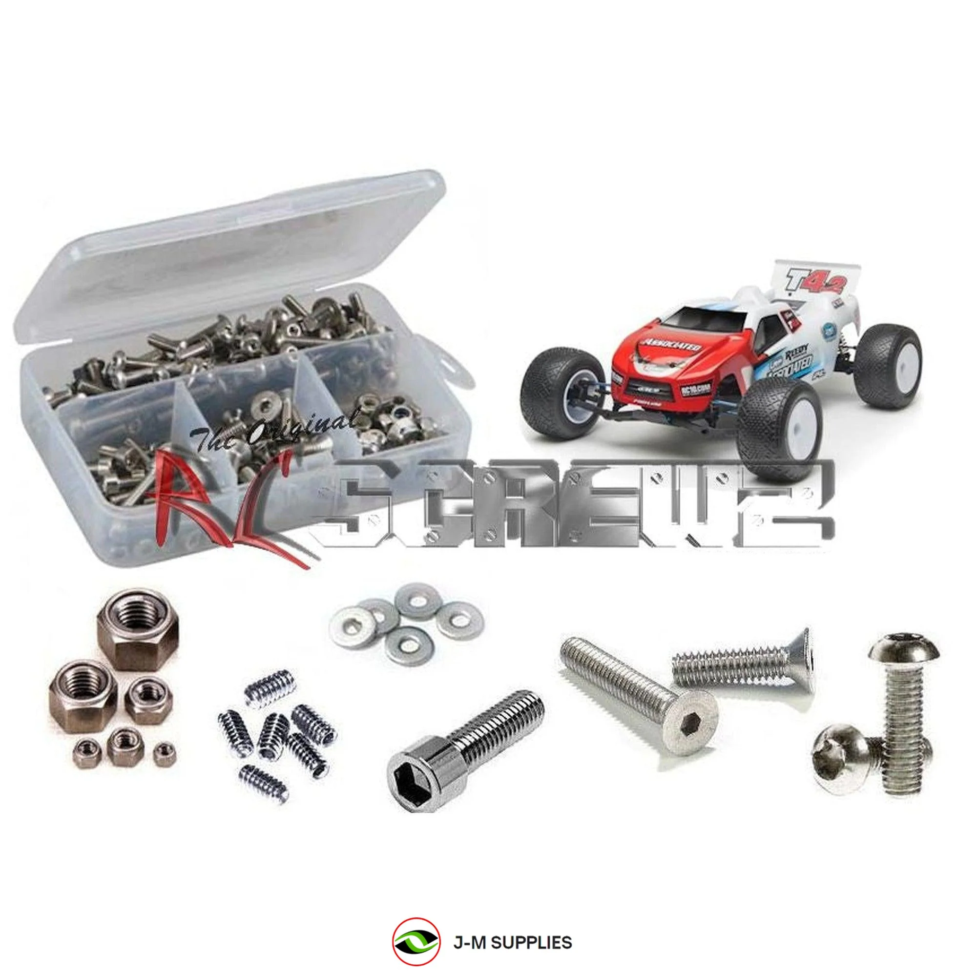 RCScrewZ Metric Stainless Screw Kit ass051m for Associated T4.2 RTR/Factory - Picture 1 of 12