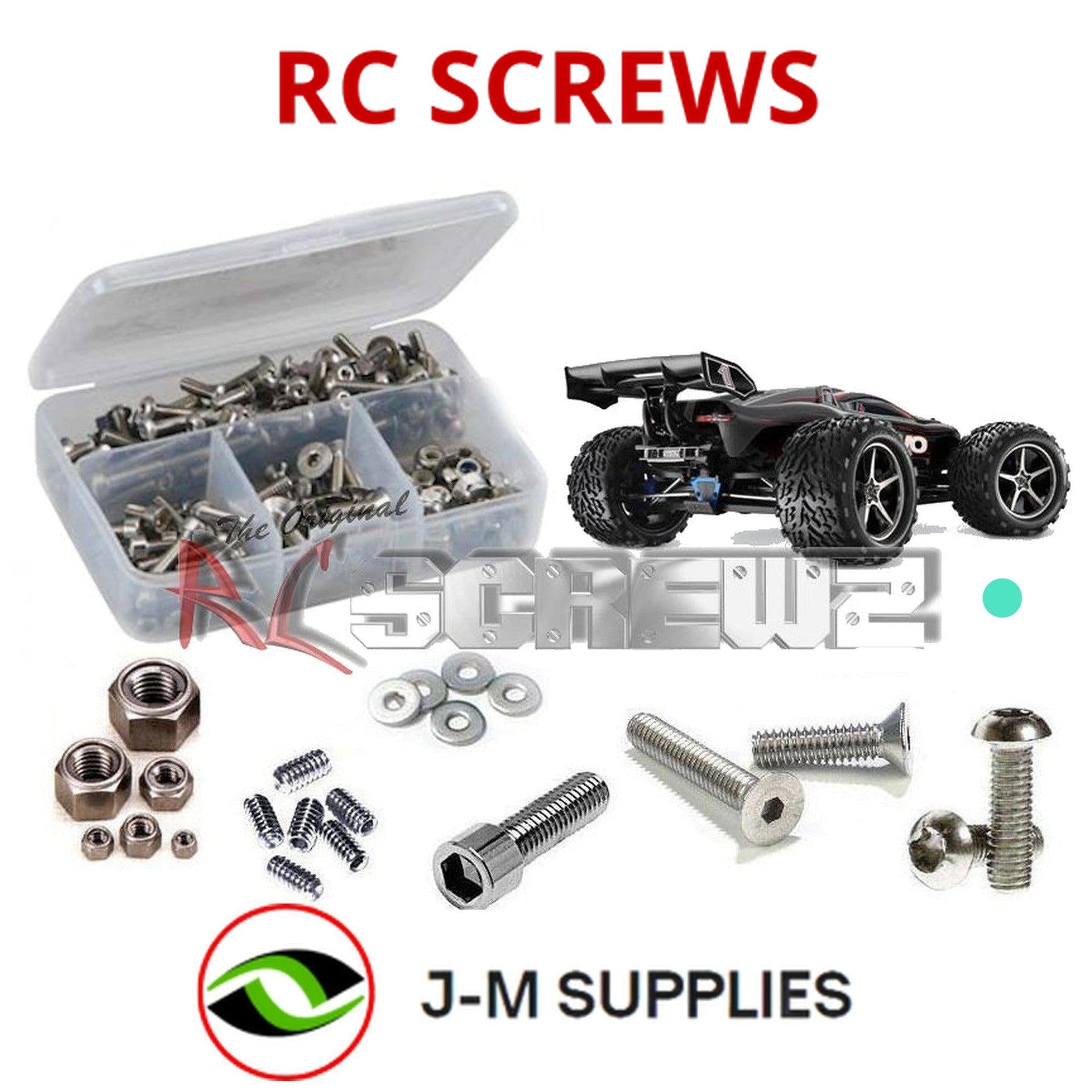 RCScrewZ Stainless Screw Kit tra034 for Traxxas E-Revo 1/10 #5603/56085/56087 - Picture 1 of 12