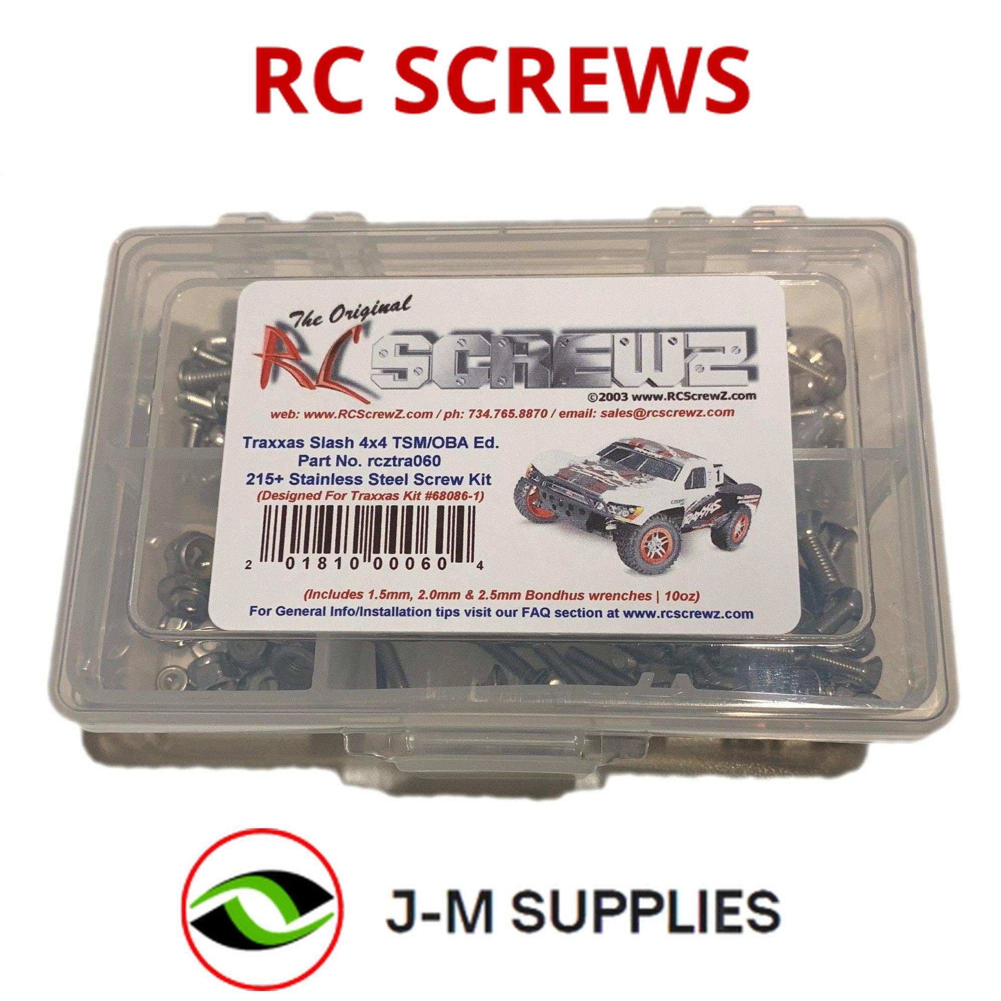 RCScrewZ Stainless Steel Screw Kit tra060 for Traxxas Slash 4x4 TSM/OBA - Picture 1 of 12