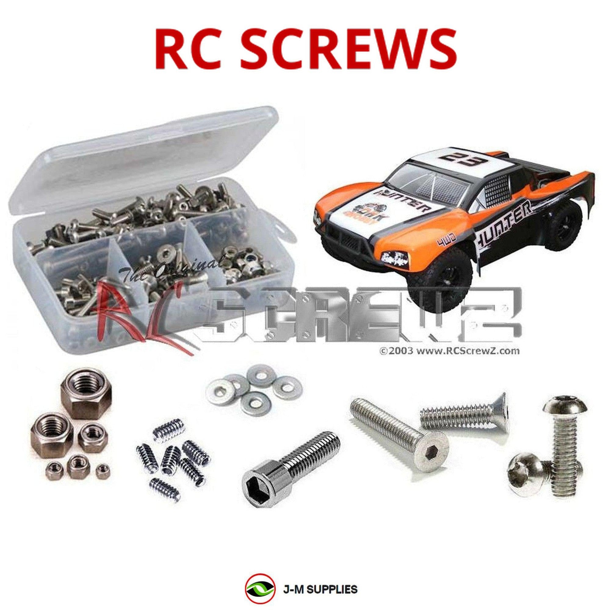 RCScrewZ Stainless Steel Screw Kit dhk006 for DHK Hobby Hunter BL Short Course - Picture 1 of 12