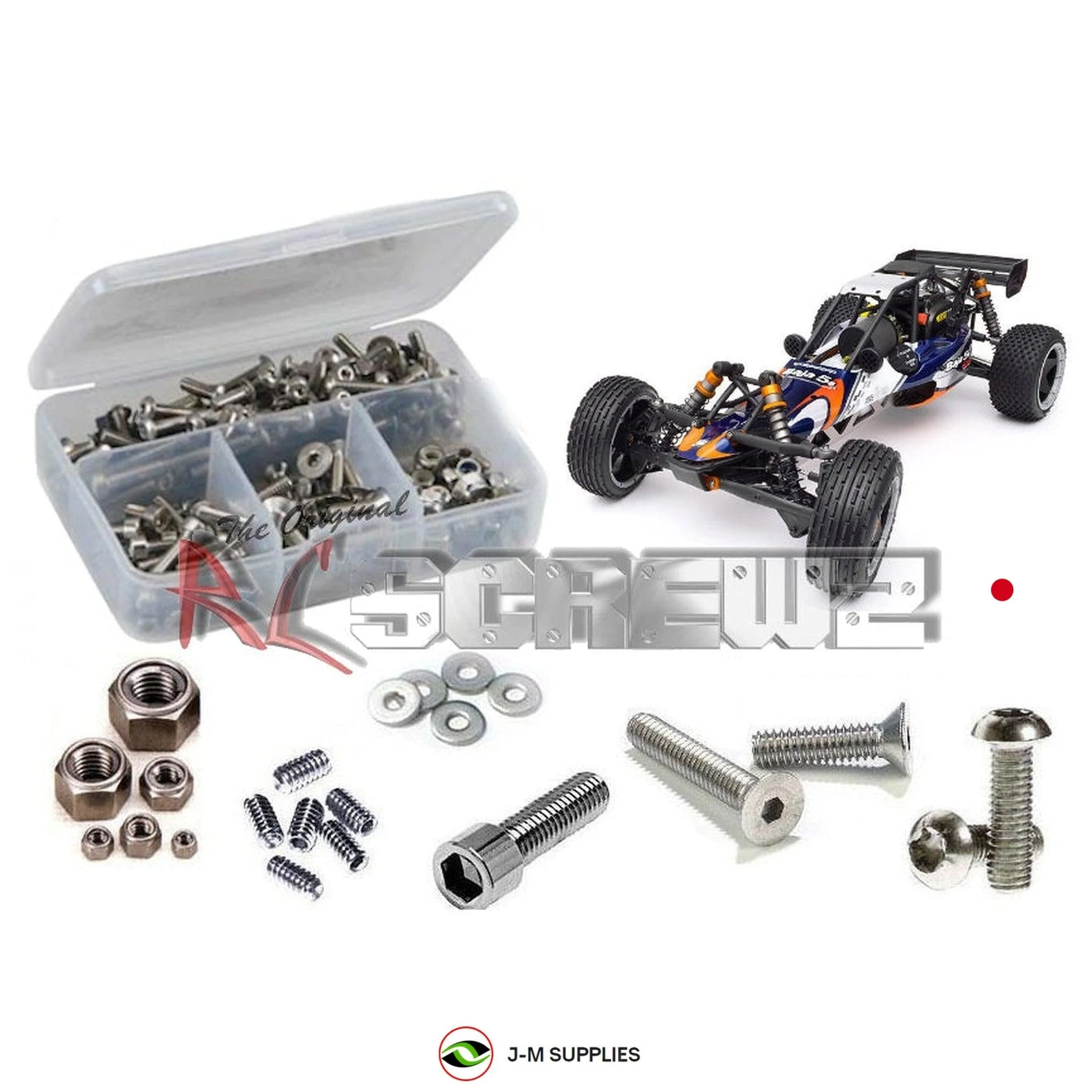 RCScrewZ Stainless Screw Kit hpi043 for HPI Baja 5B SS 1/5 Gas (#10610) RC Buggy - Picture 1 of 12