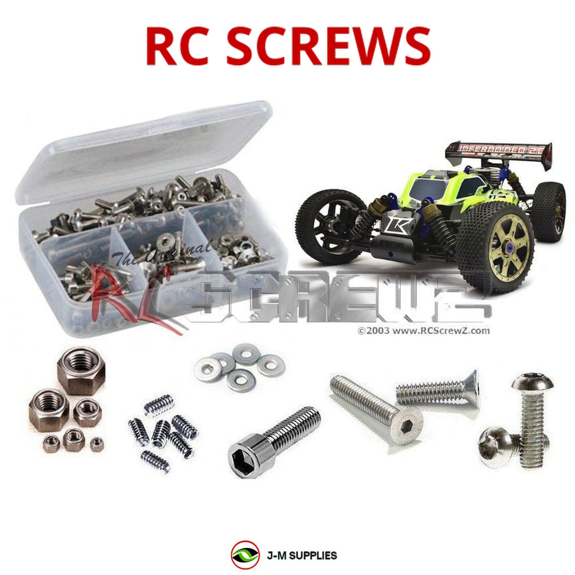 RCScrewZ Stainless Steel Screw Kit kyo172 for Kyosho Inferno Neo 2.0 #31684 - Picture 1 of 12