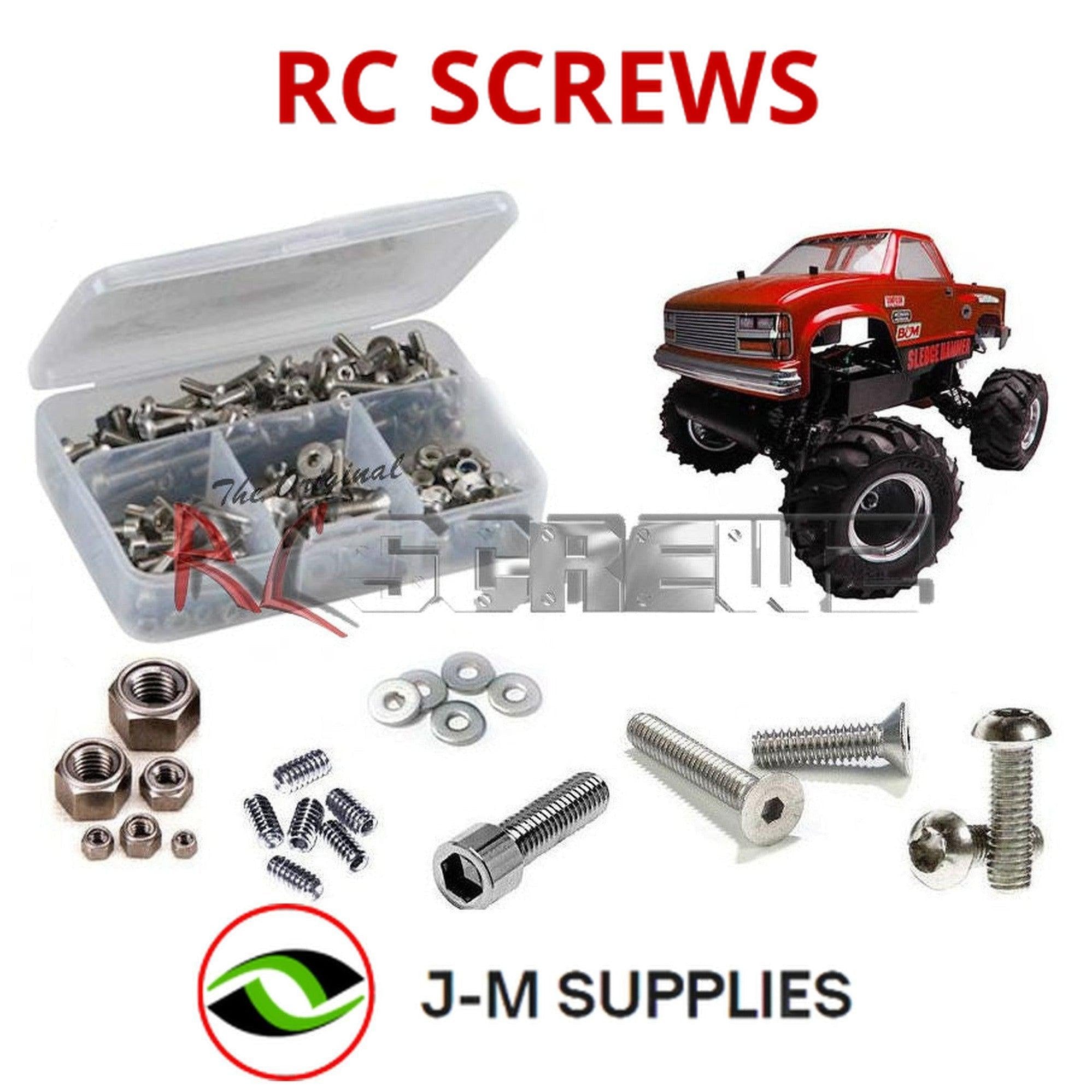 RCScrewZ Stainless Steel Screw Kit tra029 for Traxxas Sledgehammer #1802/1806 - Picture 1 of 12