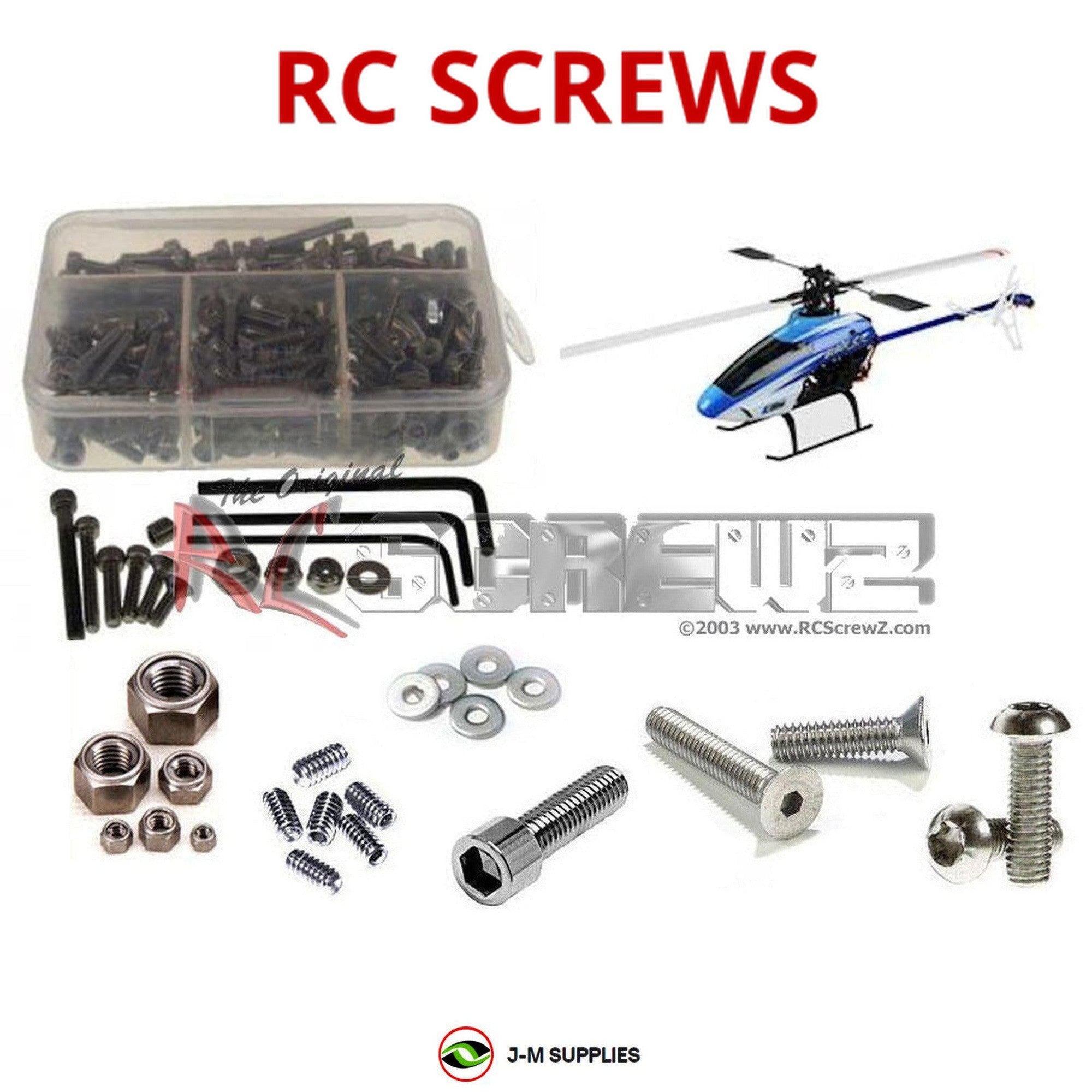 RCScrewZ Stainless Screw Kit efl009 for E-Flite Blade SR | SET - Picture 1 of 12