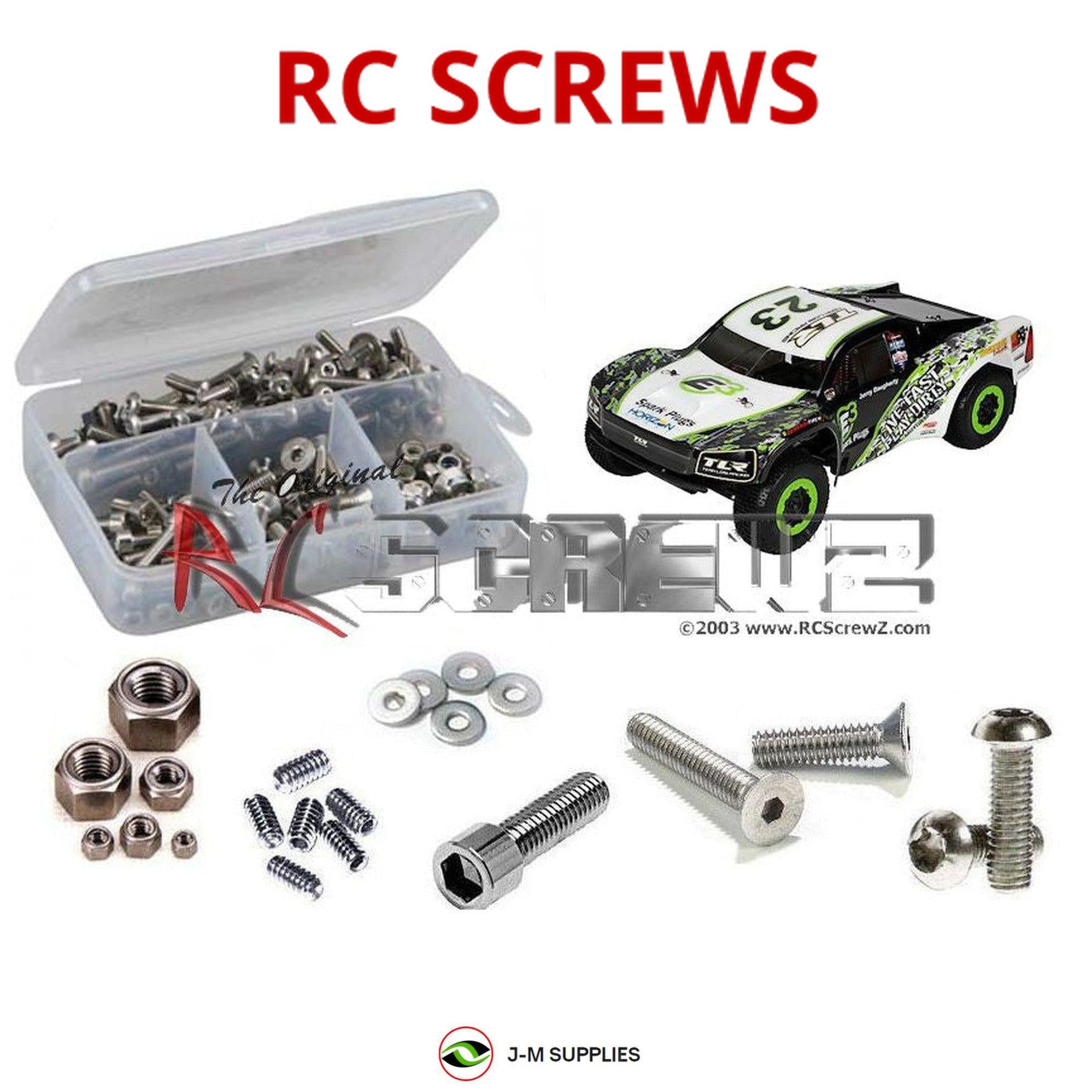 RCScrewZ Stainless Screw Kit los068 for Losi TEN-SCT Nitro Truck #TLR0129 - Picture 1 of 12