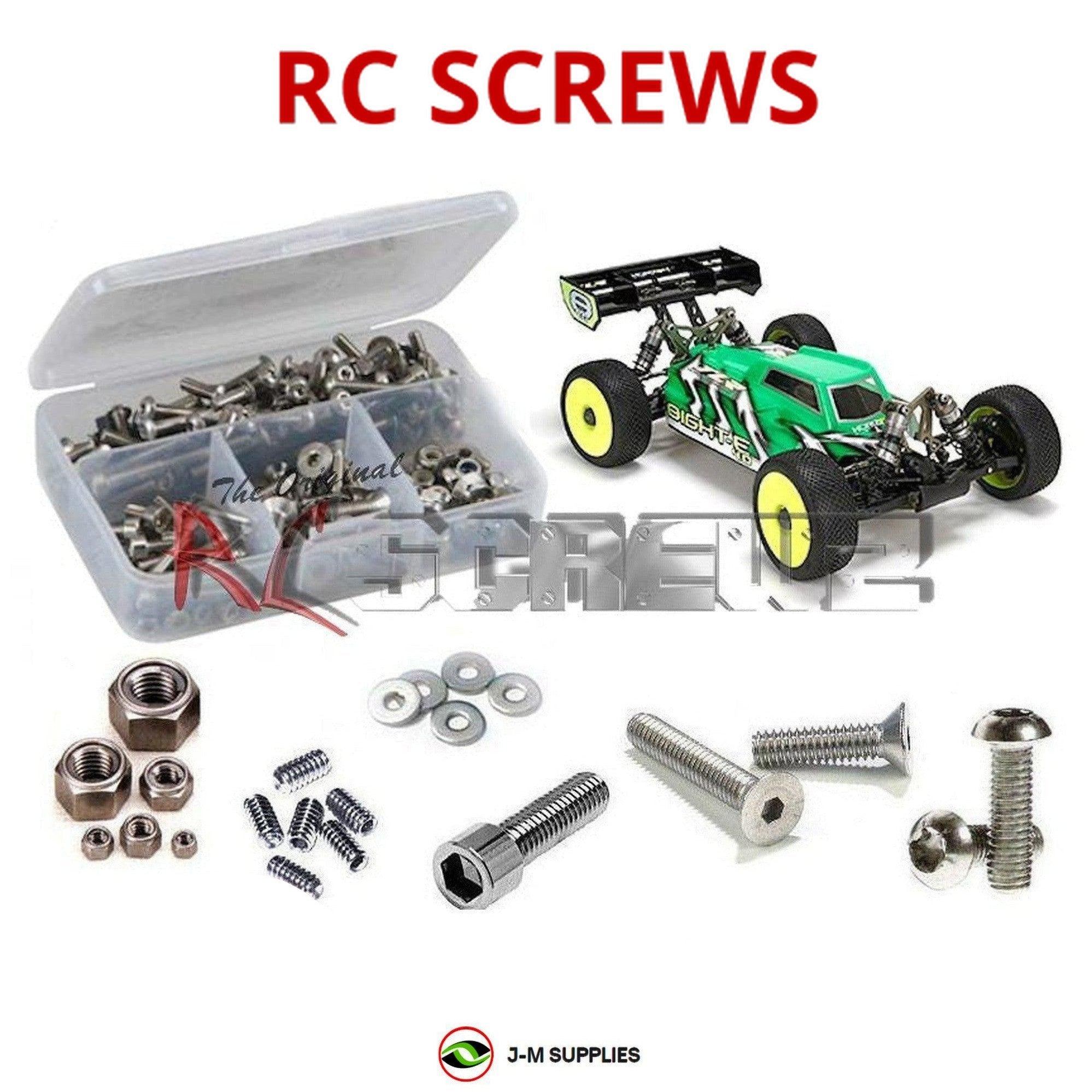 RCScrewZ Metric Stainless Screw Kit los086m for Losi 8ight-E 4.0 1/8 #TLR04004 - Picture 1 of 12