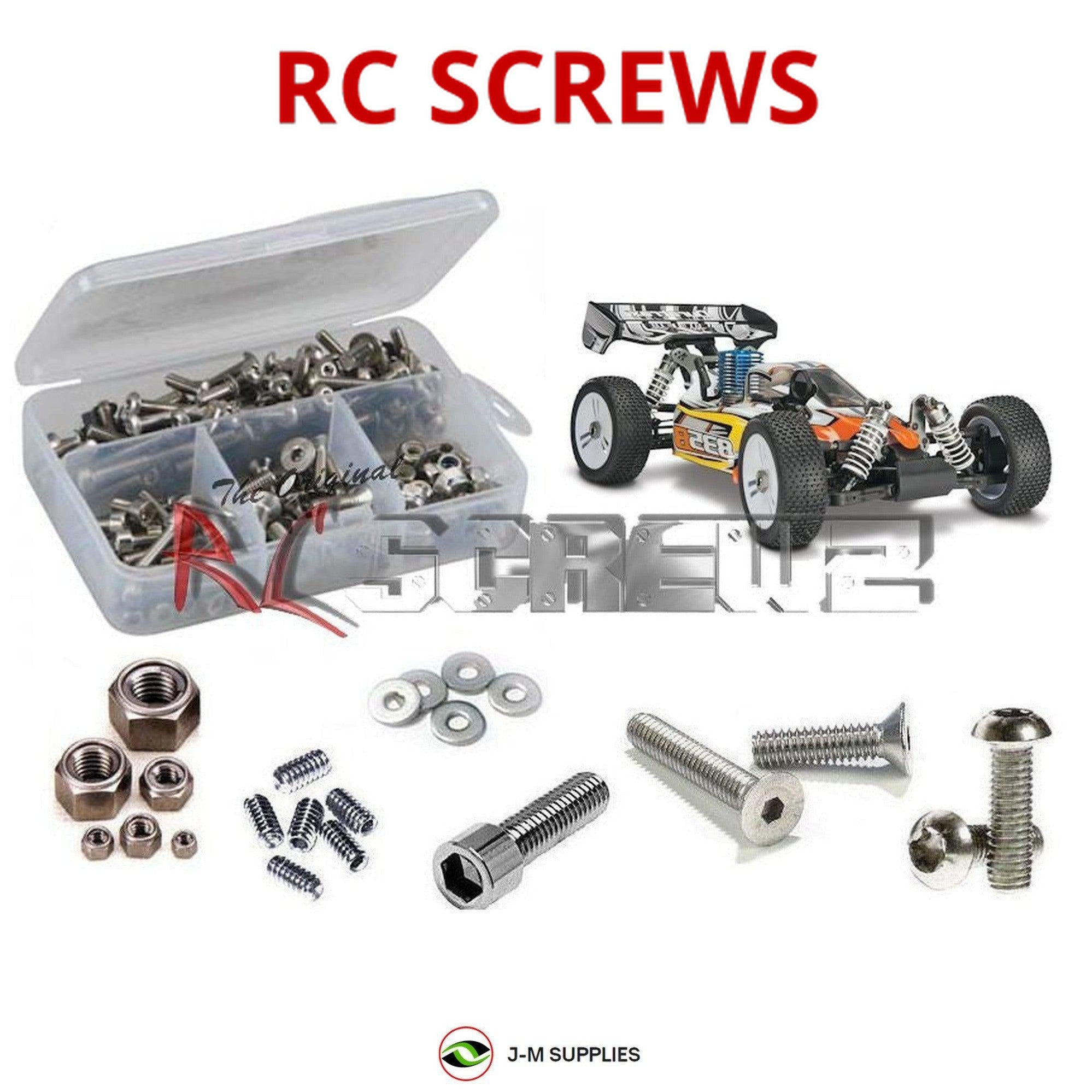 RCScrewZ Stainless Steel Screw Kit dur037 for Duratrax 835B Nitro Buggy - Picture 1 of 12