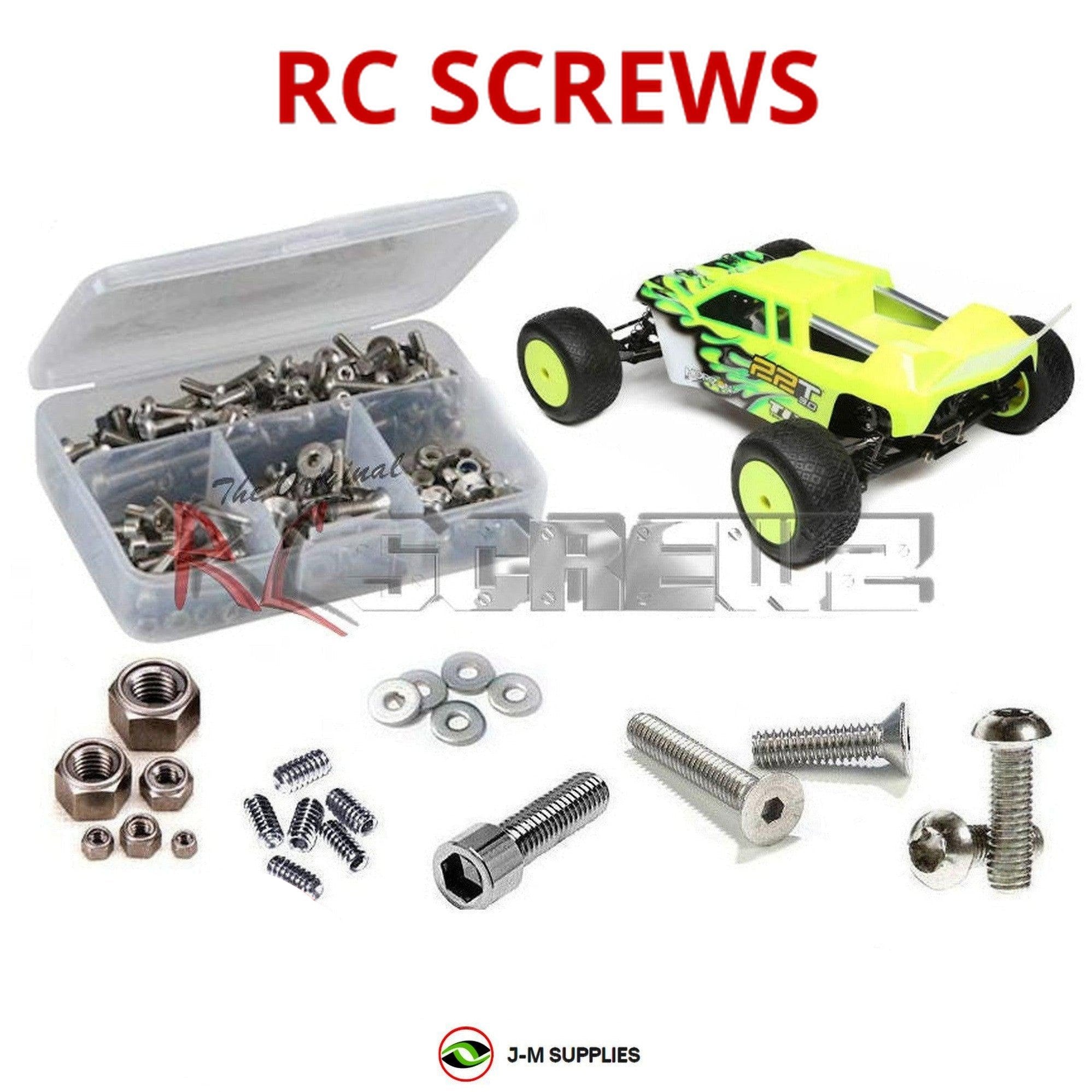 RCScrewZ Stainless Steel Screw Kit los098 for Losi 22-T 3.0 2wd - Picture 1 of 12