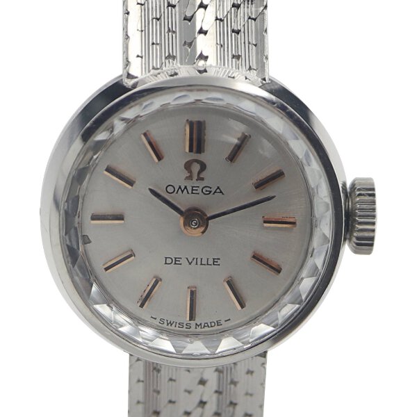Omega De Ville 18k White Gold Ladies Vintage Watch Watchcharts