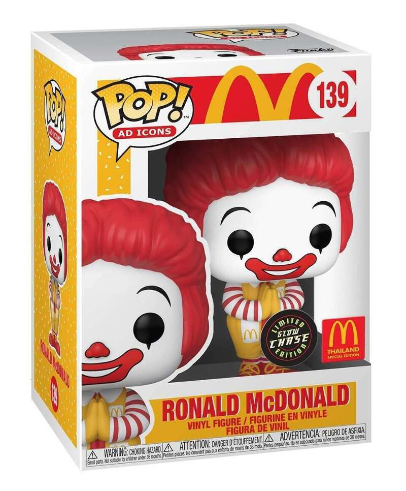 Funko POP! Ad Icons: McDonald's - Ronald McDonald (Thailand)(CHASE