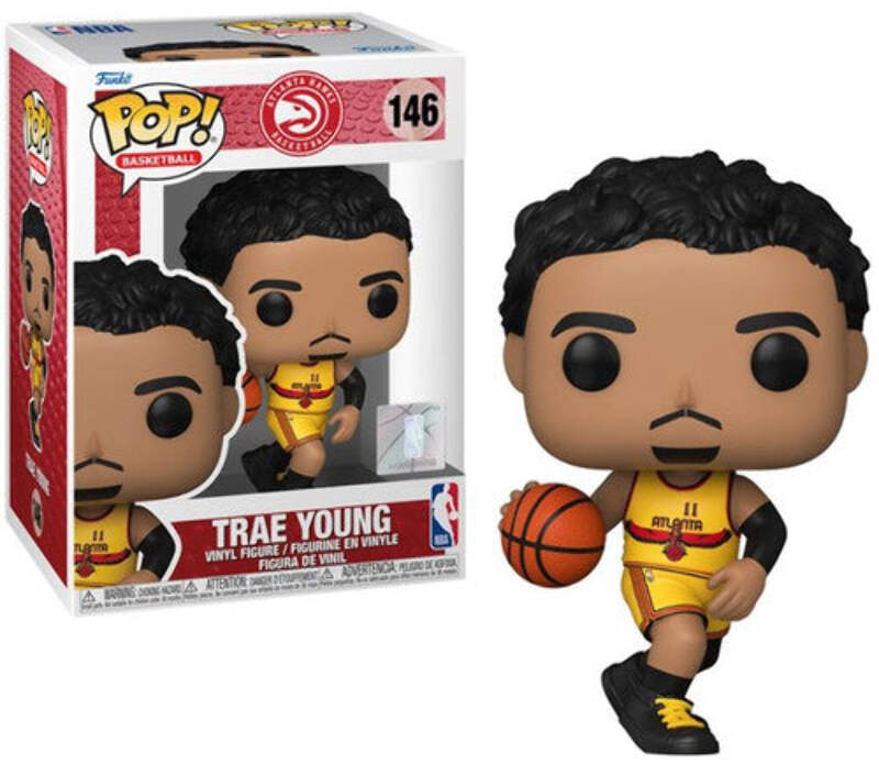 スポーツ Funko Pop! Trae Young #146 Atlanta Hawks Funko POP! Basketball: Atlanta Hawks Basketball - Trae Young #146