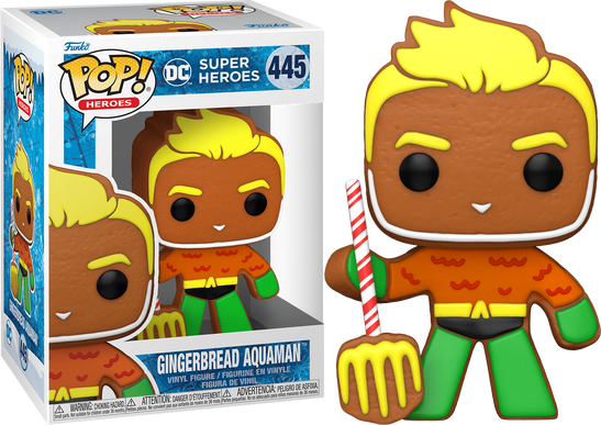 Funko POP! Heroes: DC Super Heroes - Gingerbread Aquaman #445 | eBay