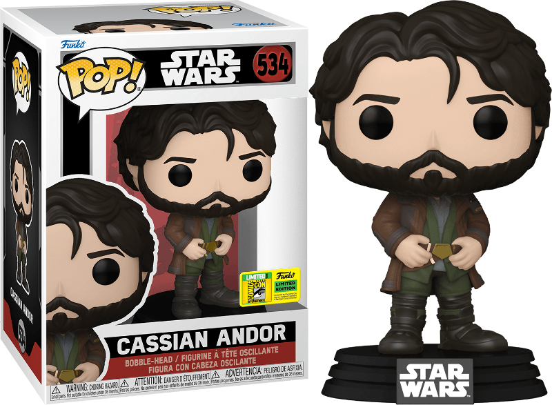 Funko POP! Star Wars: Cassian Andor (2022 SDCC)(Damaged Box