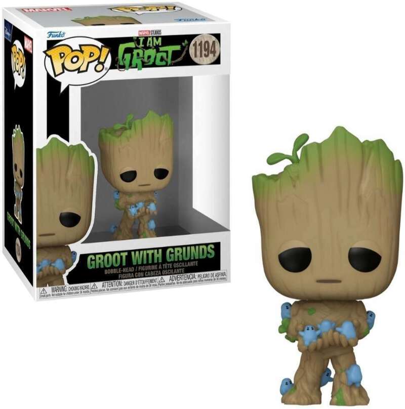 Funko POP! Marvel: I Am Groot - Groot w/ Grunds #1194 | eBay