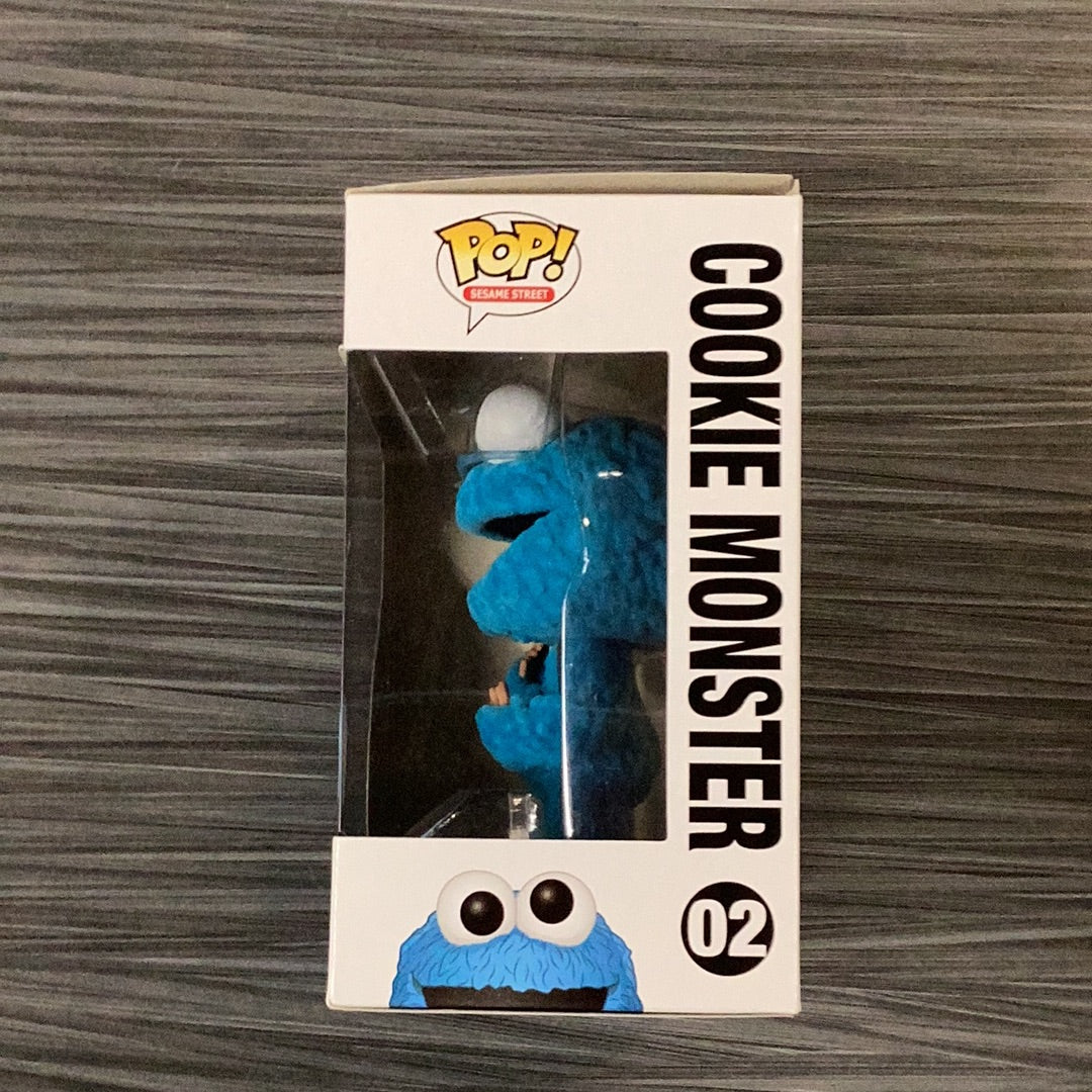 Funko POP! Sesame Street: Cookie Monster (Flocked)(NYCC)(Damaged