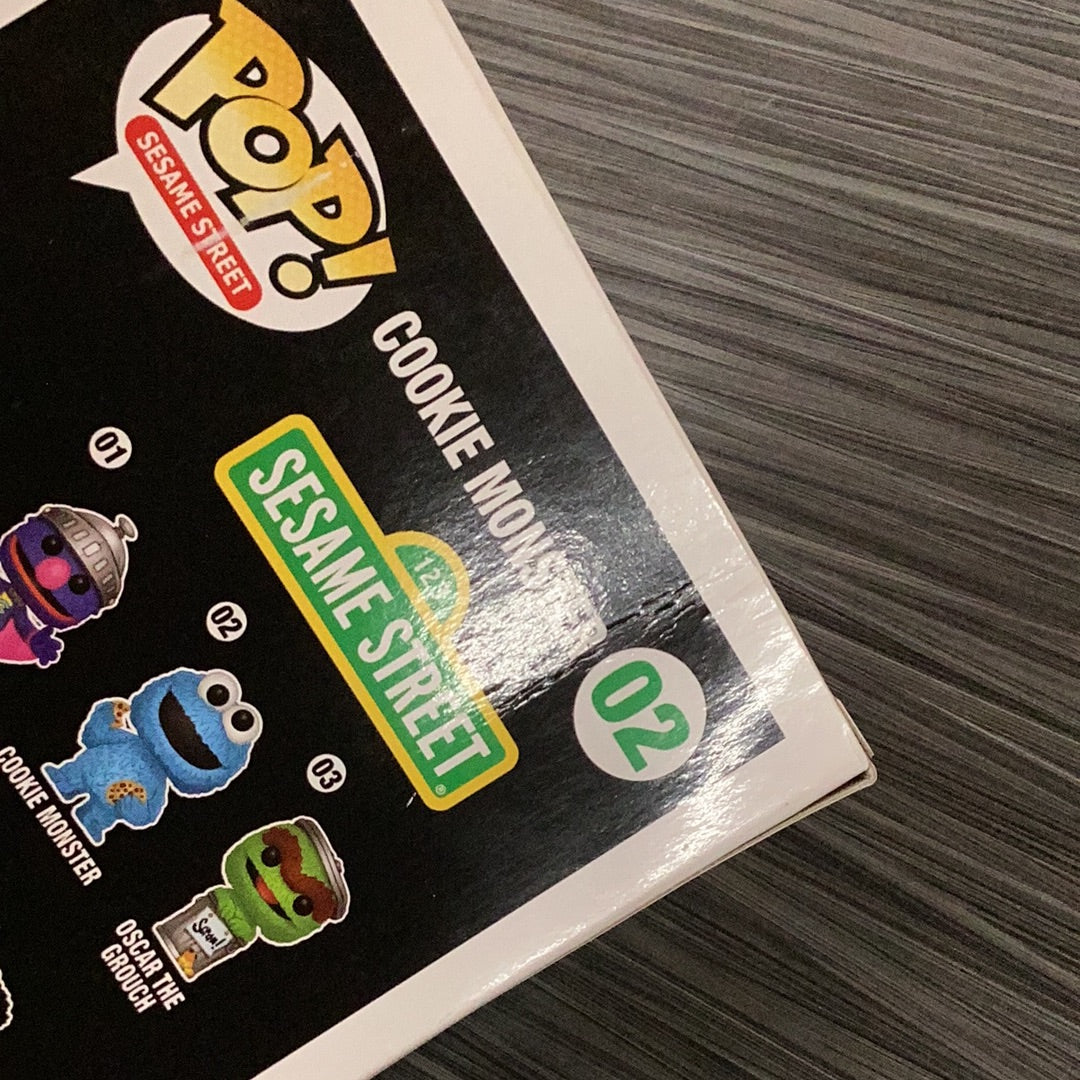 Funko POP! Sesame Street: Cookie Monster (Flocked)(NYCC)(Damaged