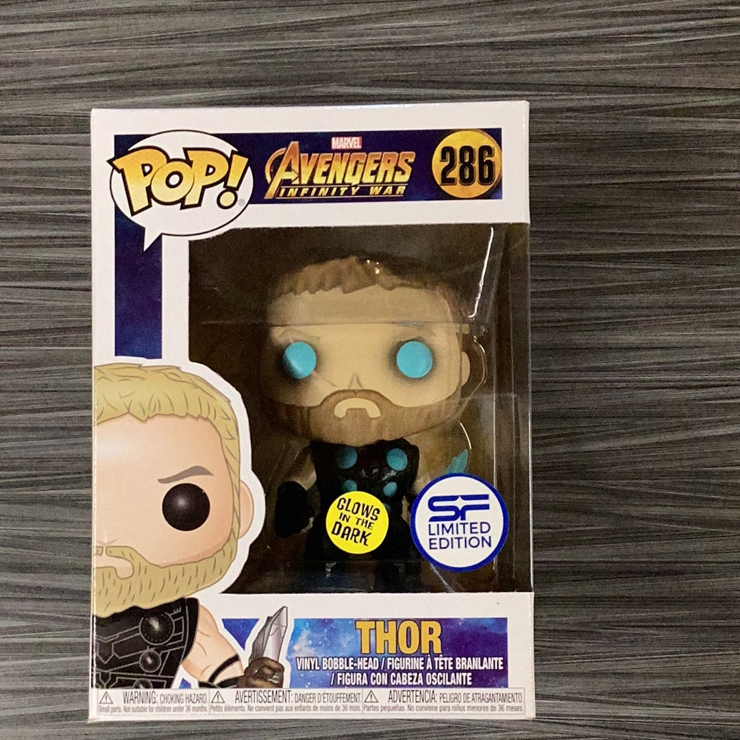 アメコミ Funko POP Avengers Infinity War Thor Funko POP! Marvel: Avengers Infinity War - Thor (GiTD)(SF Limited