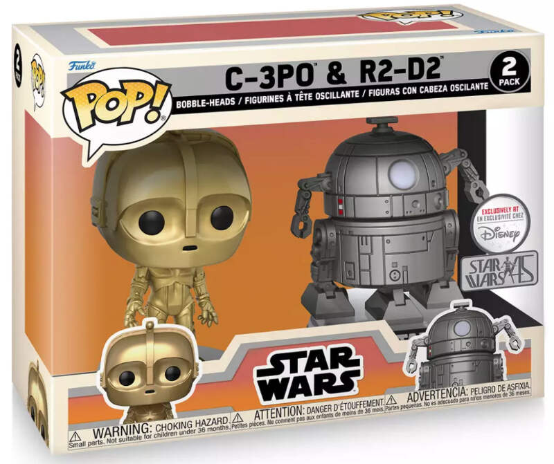 SF・ファンタジー・ホラー FUNKO POP! C-3PO & R2-D2 STAR WARS Amazon.com: Funko Pop! Disney: Star Wars Concept – C-3PO