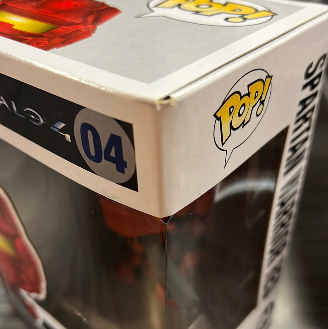 Funko POP! Halo 4: Spartan Warrior Red (Damaged Box)[A] #04