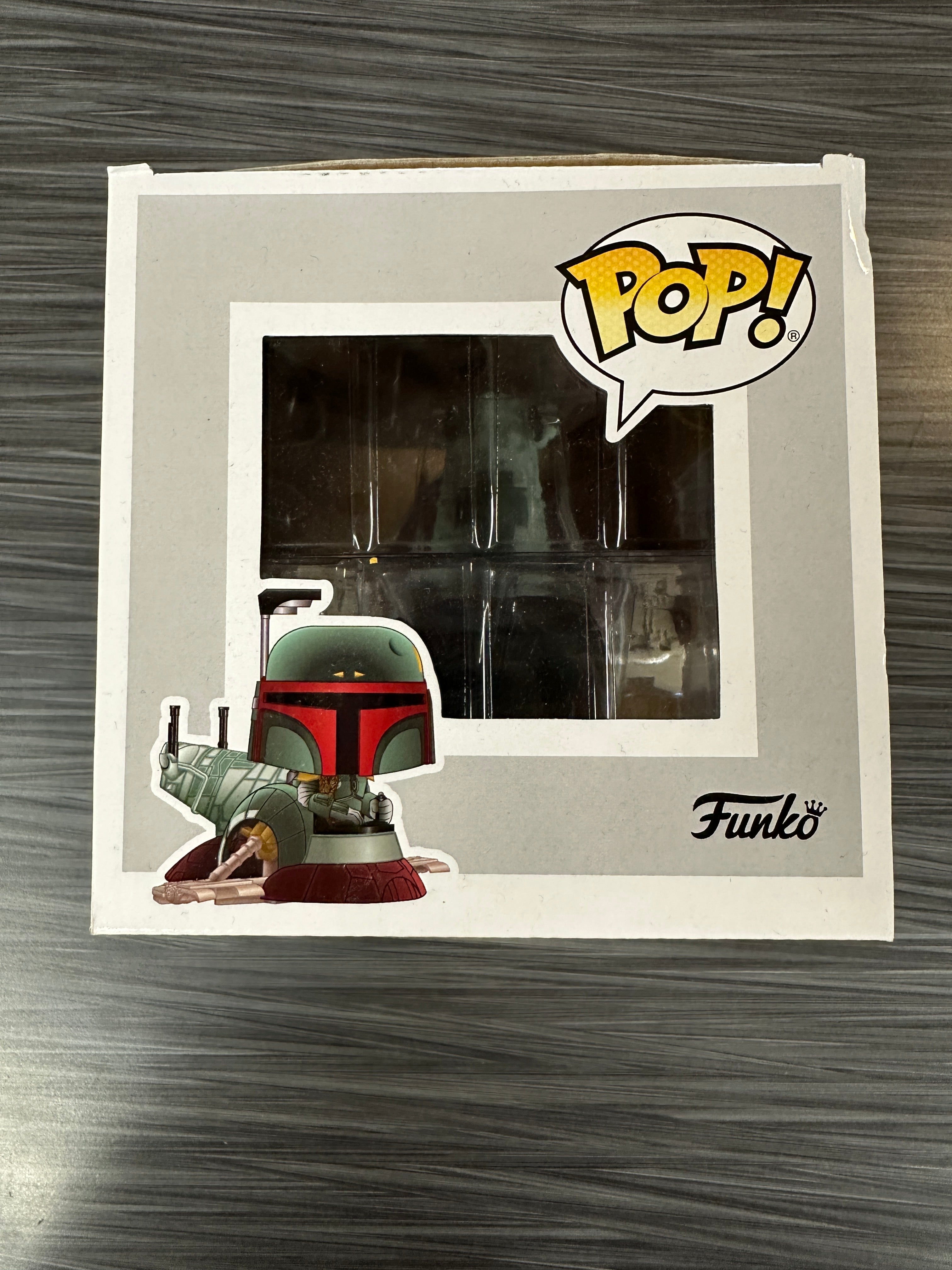 Funko POP! Star Wars: Boba Fett With Slave One (2017 NYCC)(Damaged