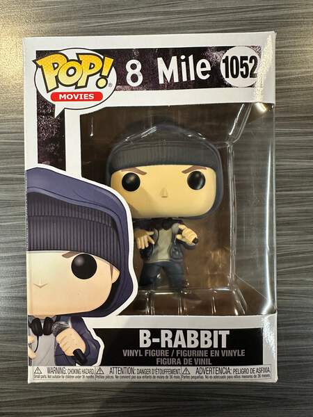 Funko POP! Movies: 8-Mile - B-Rabbit (Damaged Box) #1052 | eBay