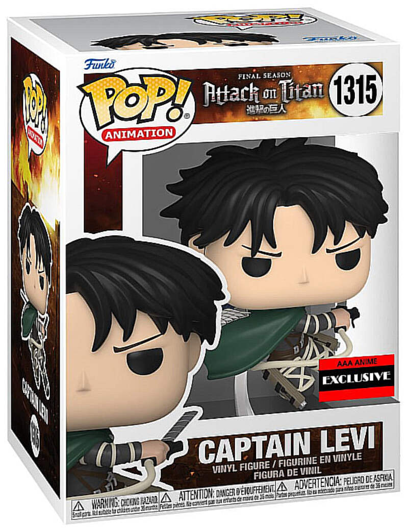Funko POP! Animation: Attack on Titan - Captain Levi (AAA Anime