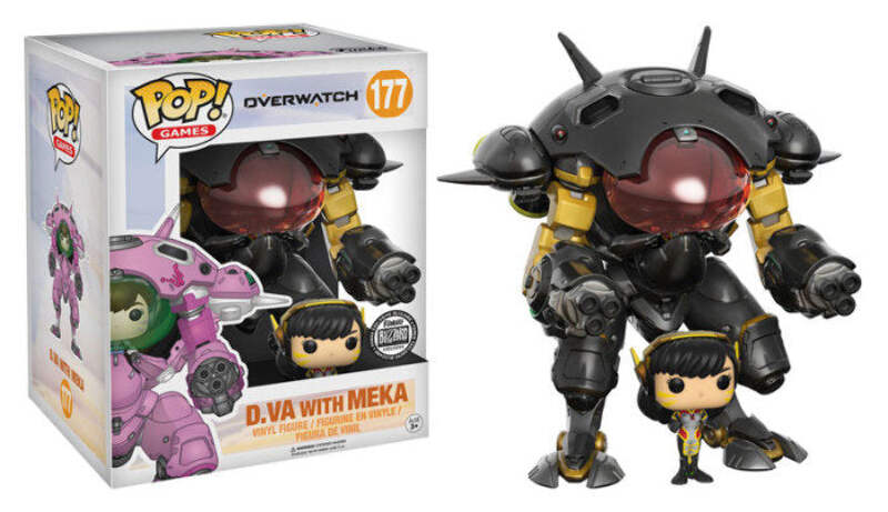Funko POP! Games: Overwatch-D.VA with Meka (Blizzard)(Damaged Box