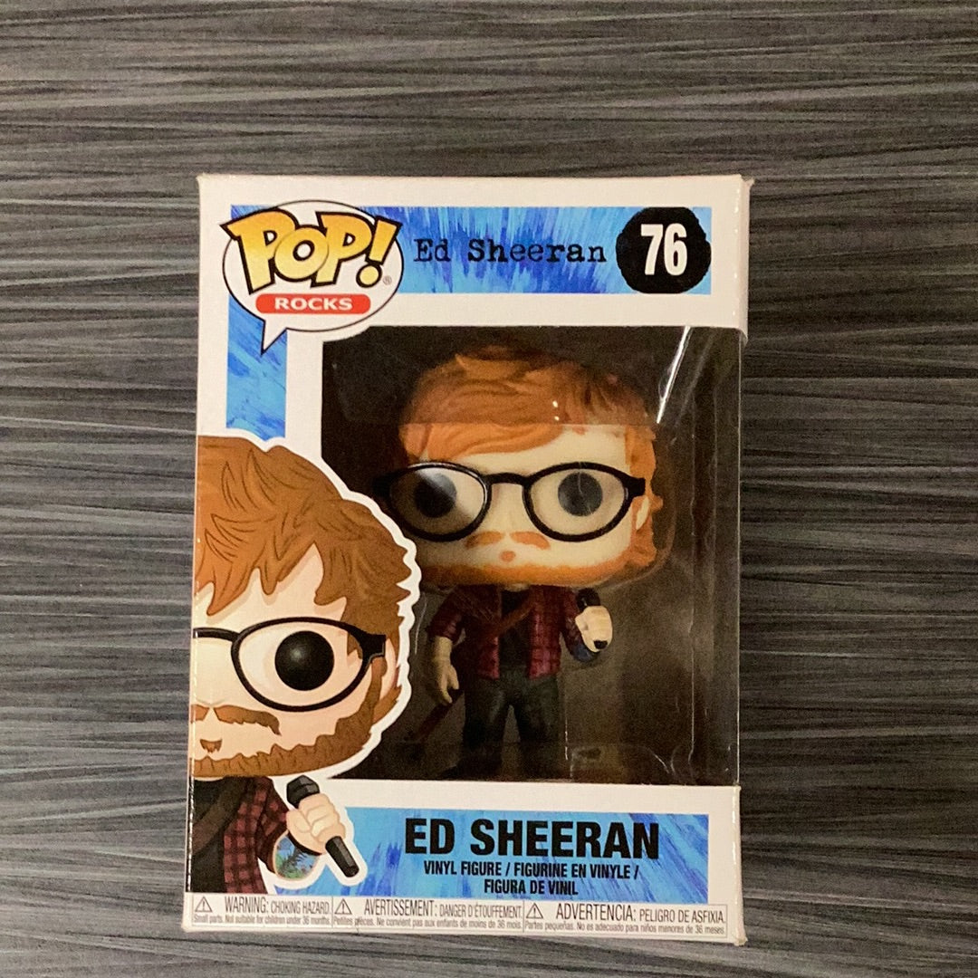 Funko POP! Rocks: Ed Sheeran (Damaged Box)[A] #76 | eBay