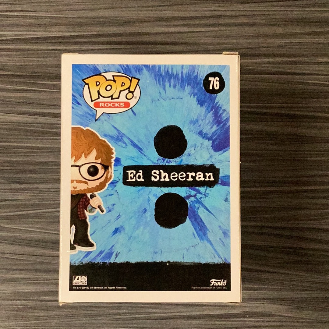Funko POP! Rocks: Ed Sheeran (Damaged Box)[A] #76 | eBay