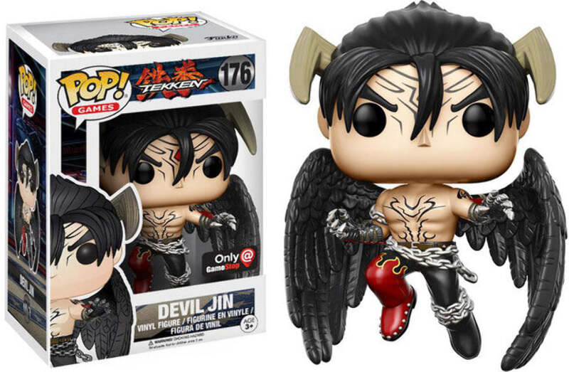 神迅 JIN-JIN　1006 Funko POP! Games: Tekken - Devil Jin (GameStop)(Damaged Box)[A