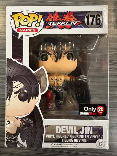 Funko POP! Games: Tekken - Devil Jin (GameStop)(Damaged Box)[A
