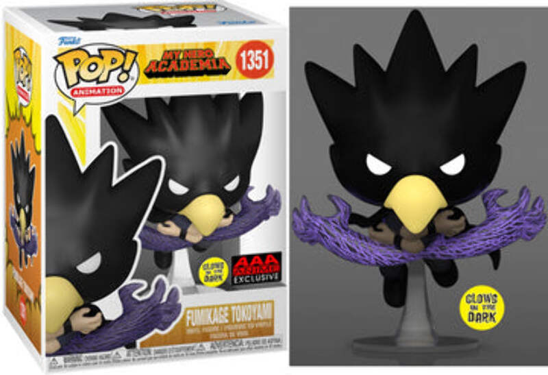3点まとめ売り ロップちゃん♡(FUMIFUMI) Funko POP! Animation: My Hero Academia - Fumikage Tokoyami (GiTD