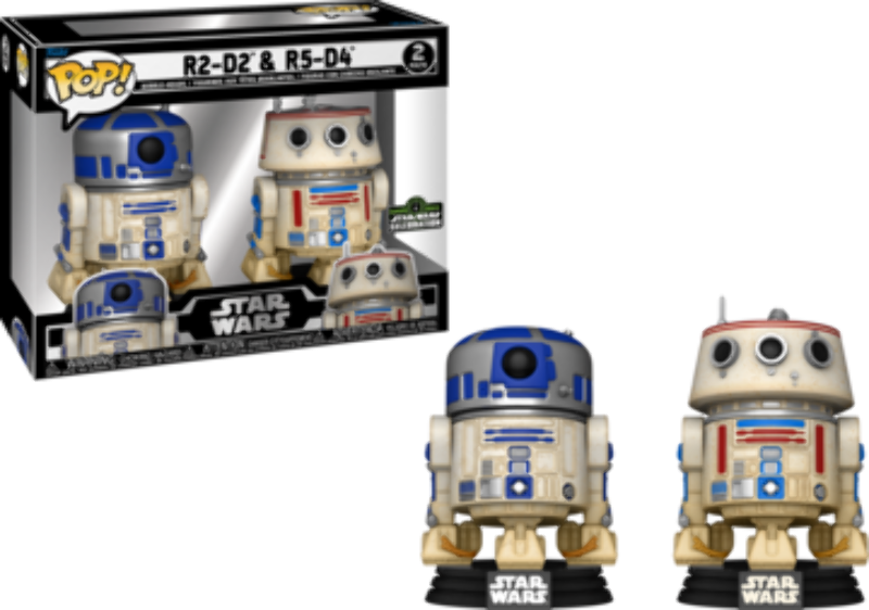 新品未開封 FUNKO POP スターウォーズ R2-D2 & R5-D4 限定 Funko POP! Star Wars: R2-D2 & R5-D4 (2023 Europe Star Wars
