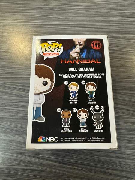 Funko POP! Televsion: Hannibal - Will Graham (Damaged Box) #149 | eBay