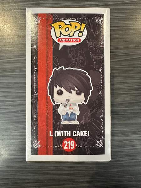 コミック・アニメ Funko Pop Death Note L with Cake Funko Pop Death Note Figure - L (With Cake) Hot Topic