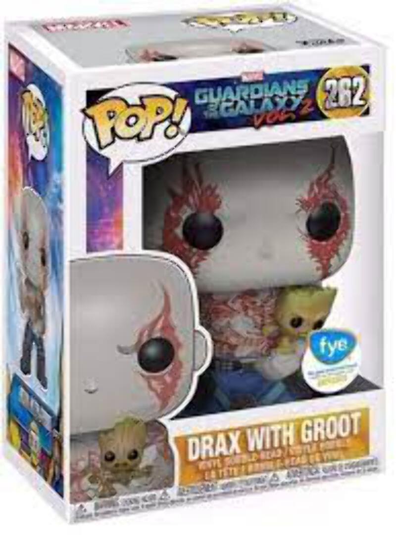 Funko POP! Guardians of Galaxy 2 - Drax with Groot (FYE