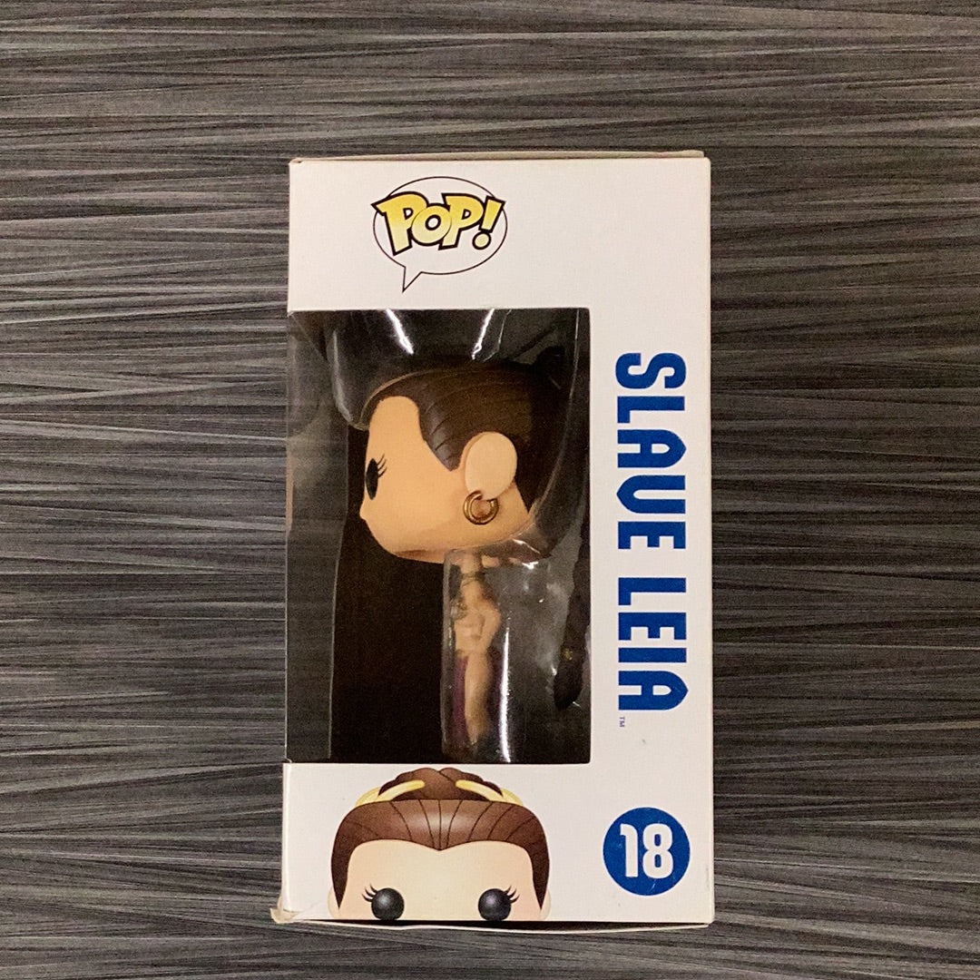 Funko POP! Star Wars: Slave Leia (Damaged Box) #18 | eBay